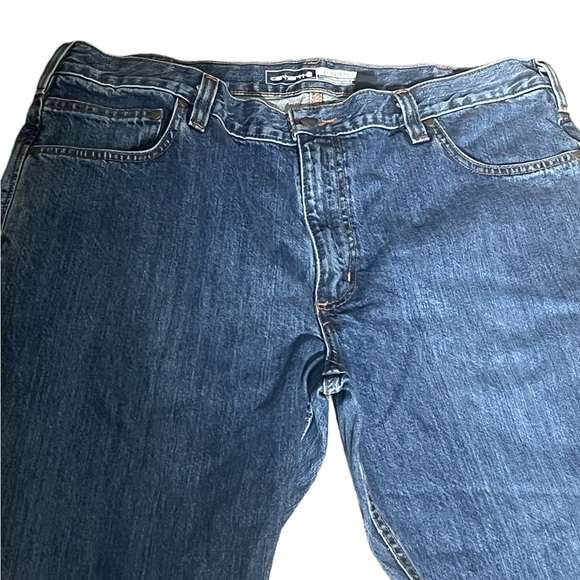 Men’s Carhartt, Relaxed Fit, 40x32, Zip-Up Jeans. D36 - Picture 6 of 11